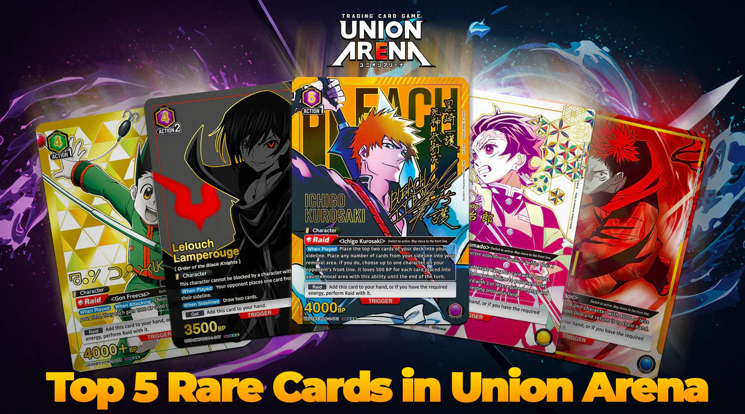 Top 5 Rare Cards in Union Arena and How to Get Them