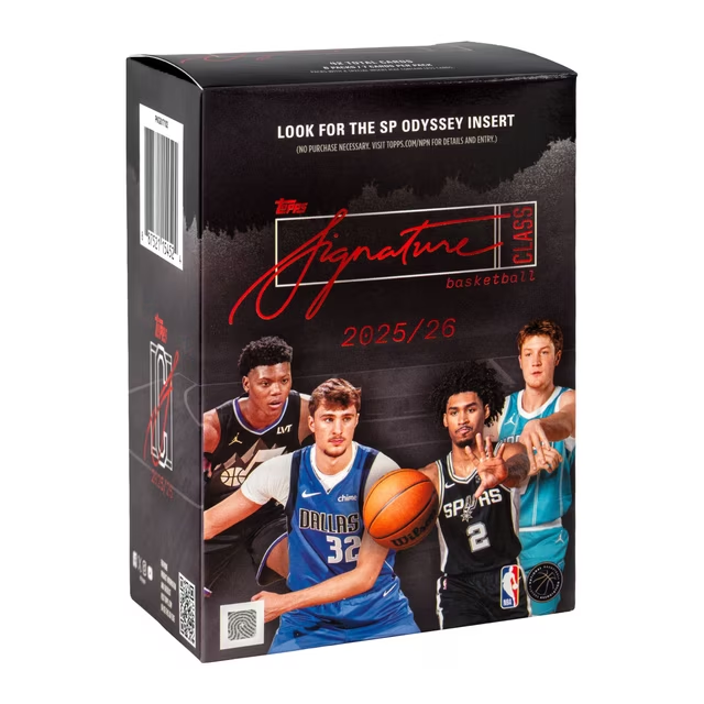 25-26 Topps Chrome Signature Class Basketball Value Box